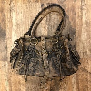 Betsey Johnson distressed purse